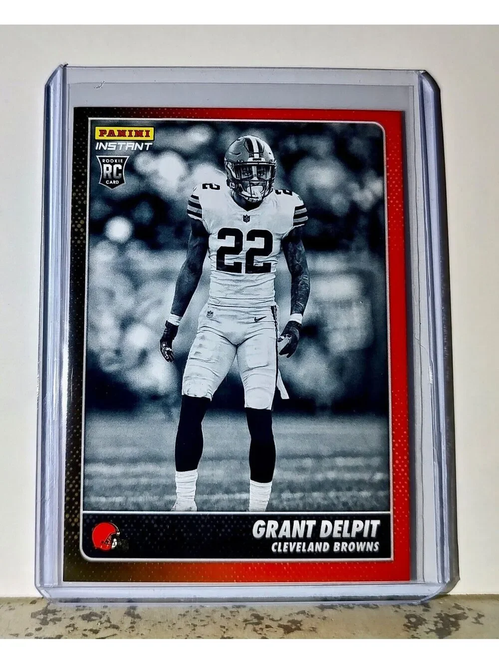 Grant Delpit 2020 Panini NFL #9 Black and White Rookies Card Browns 1 of 518